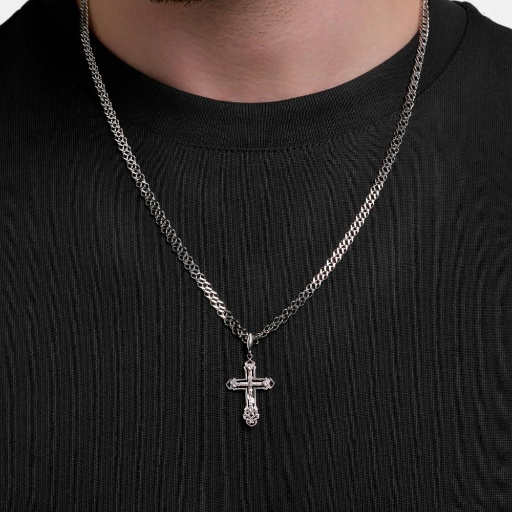 Серебряный крест Liberty РЫ3002055С