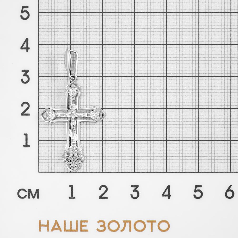 Серебряный крест Liberty РЫ3002055С