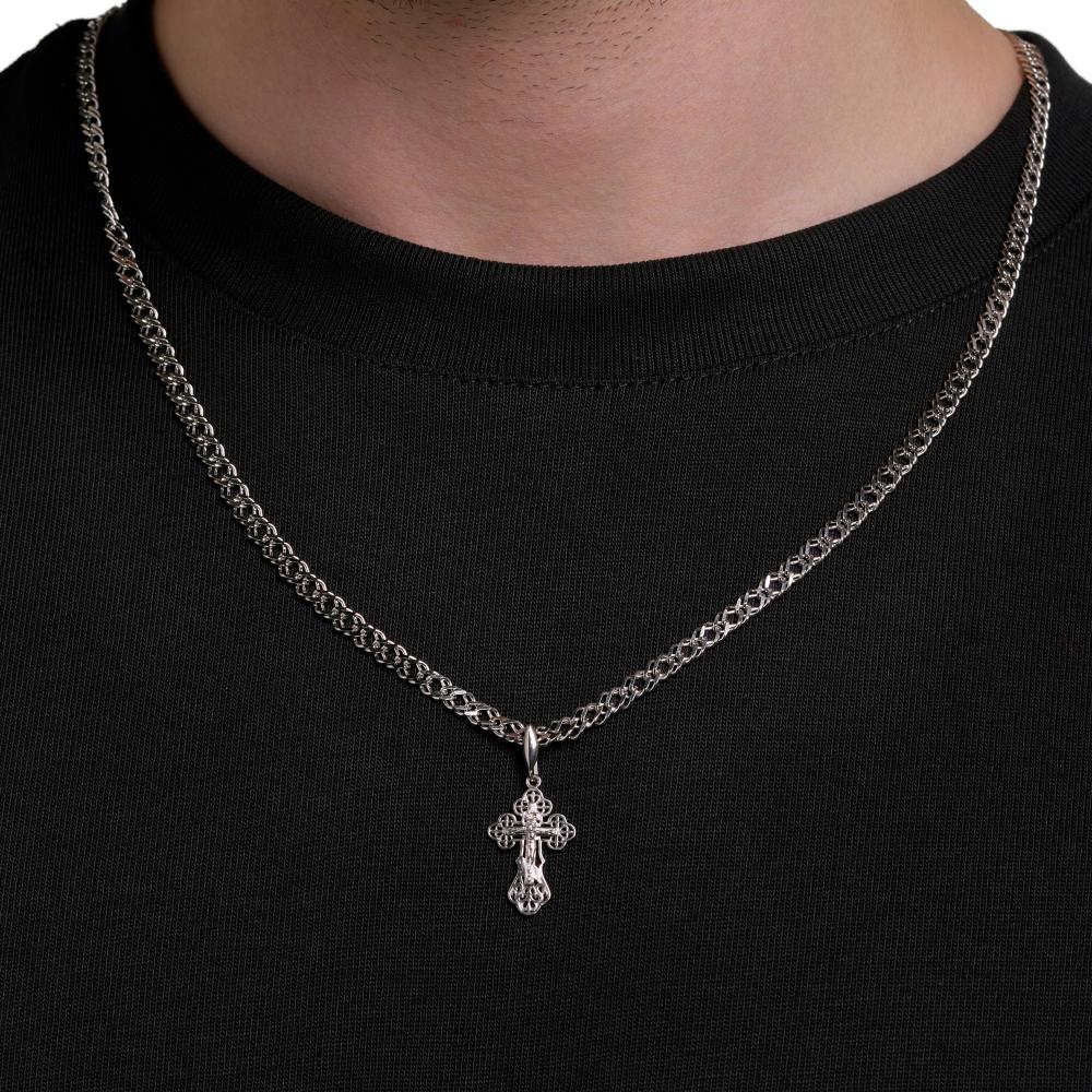 Серебряный крест Liberty РЫ3002455С