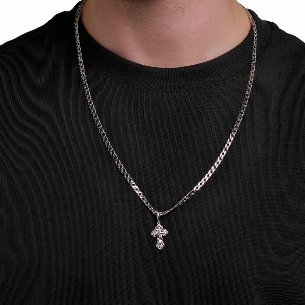 Серебряный крест Liberty РЫ3002455С