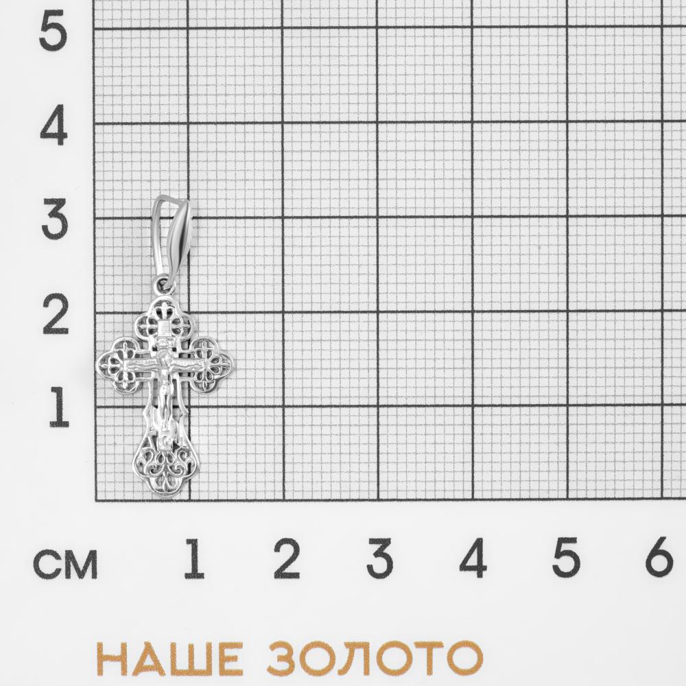 Серебряный крест Liberty РЫ3002455С