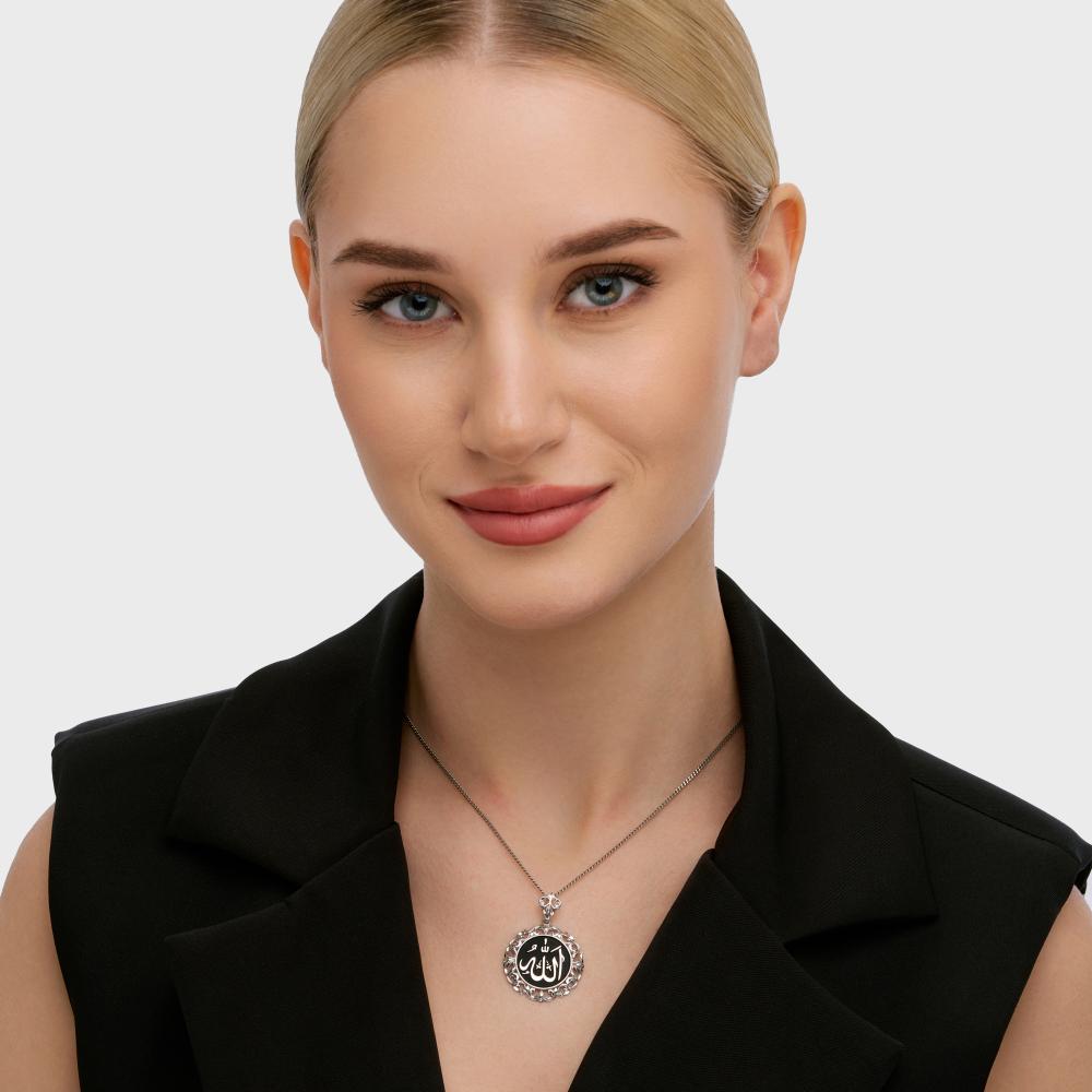 Серебряная мусульманская подвеска Талант ТБ5076000068186