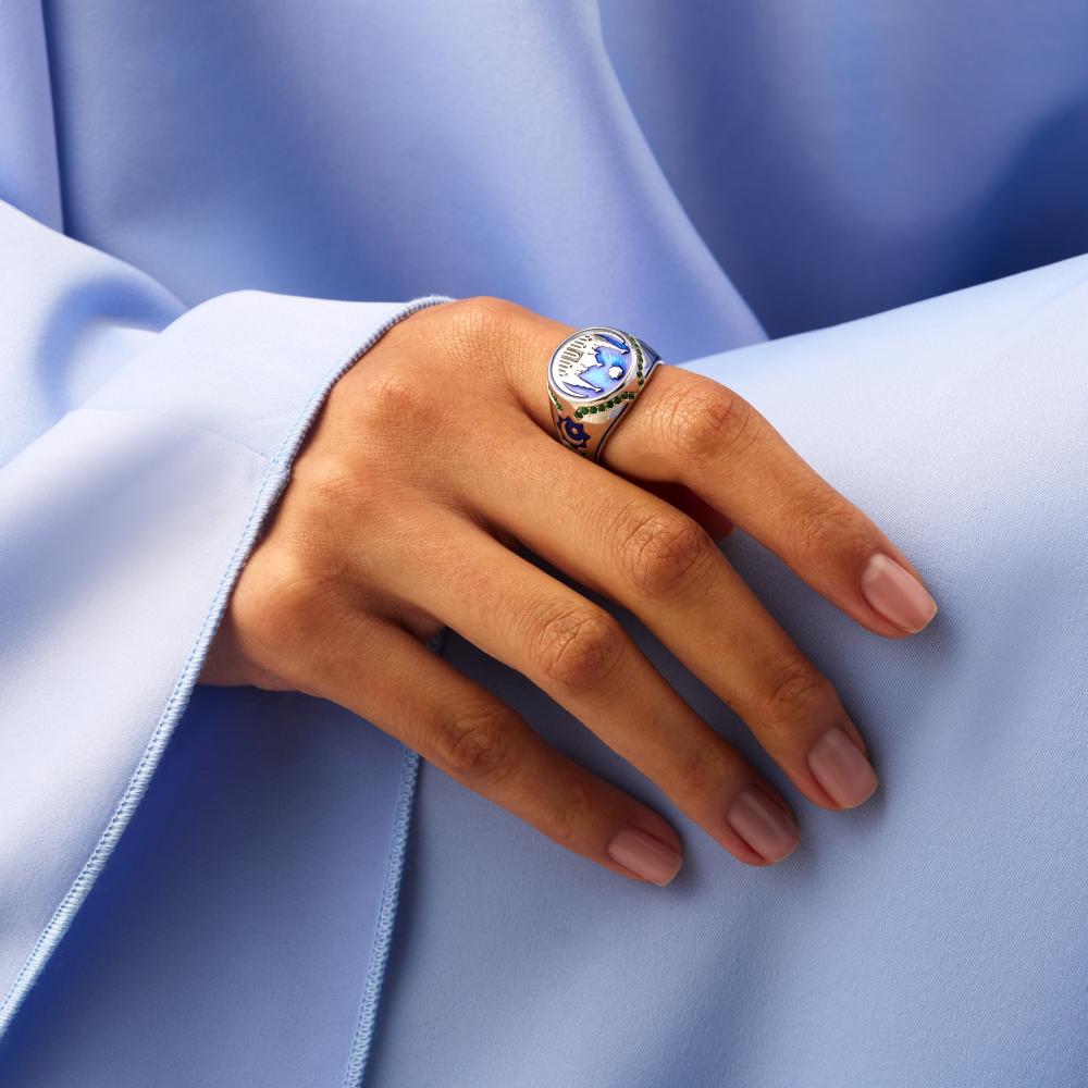 Серебряное кольцо Kabarovsky 9К11-660-40407