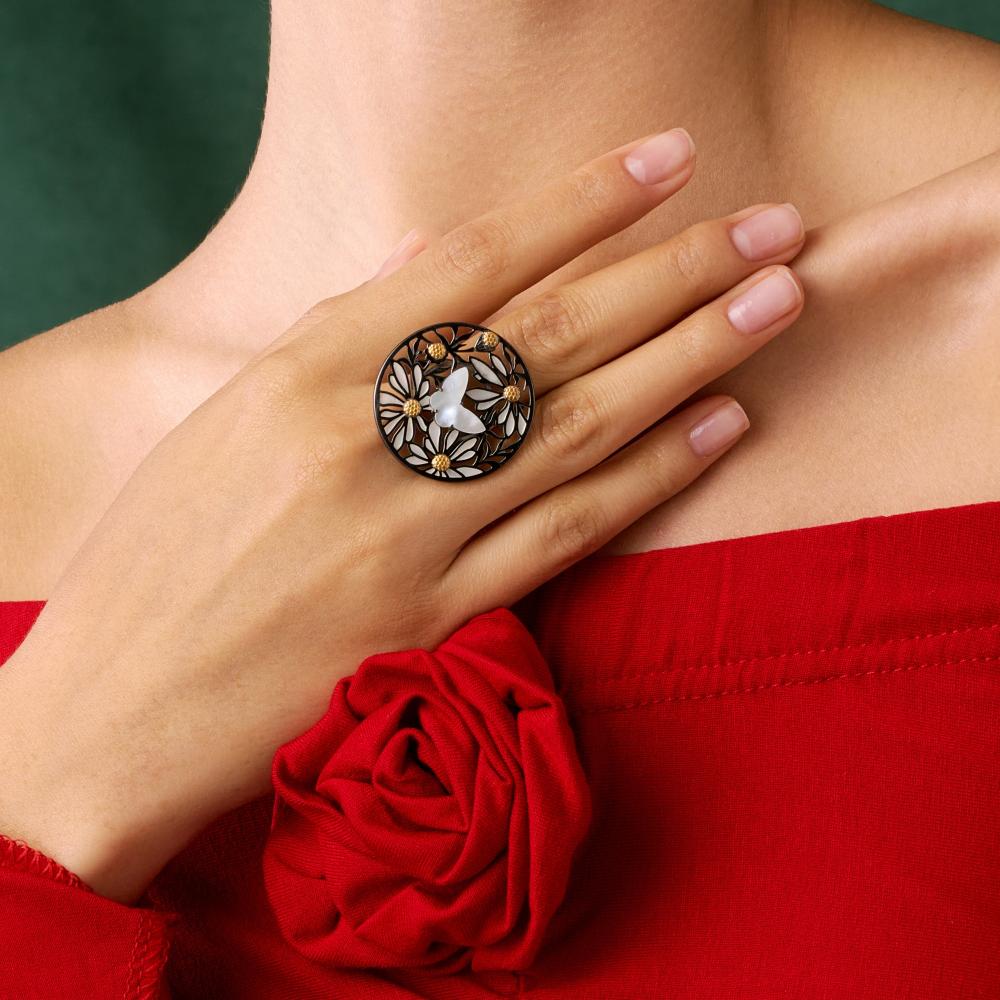 Серебряное кольцо Kabarovsky 9К11-859-6281