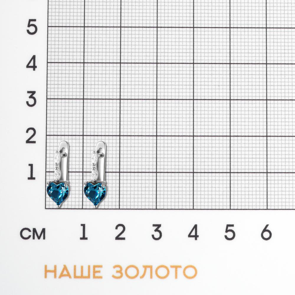 Серебряные серьги Талант ТБ1072000Л15597