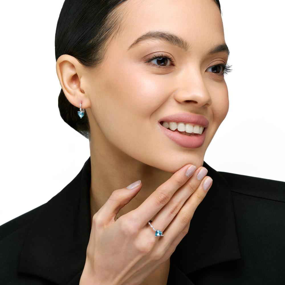 Серебряные серьги Талант ТБ1072000Л15597