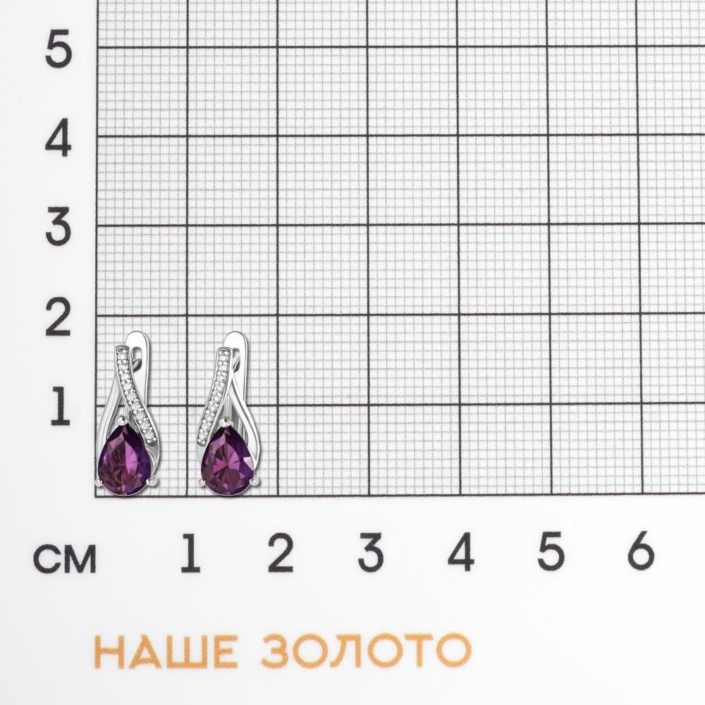 Серебряные серьги Талант ТБ1072000Щ11805
