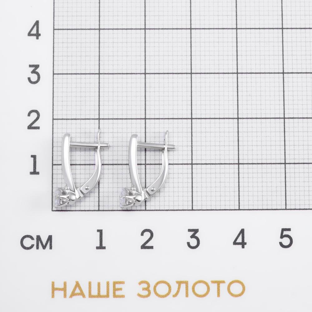 Серебряные серьги Sokolov ДИ94-120-01542-1