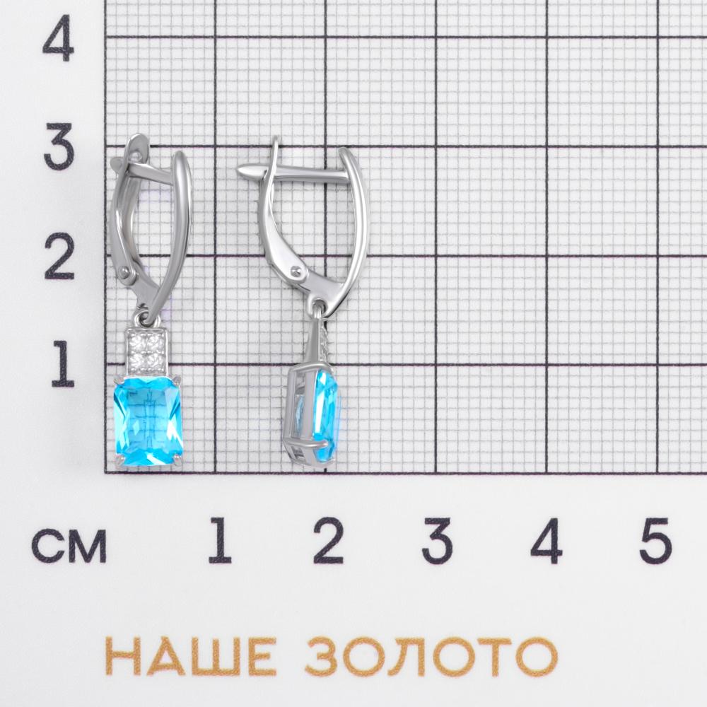Серебряные серьги подвесные Efremof ЮП12150112029-501