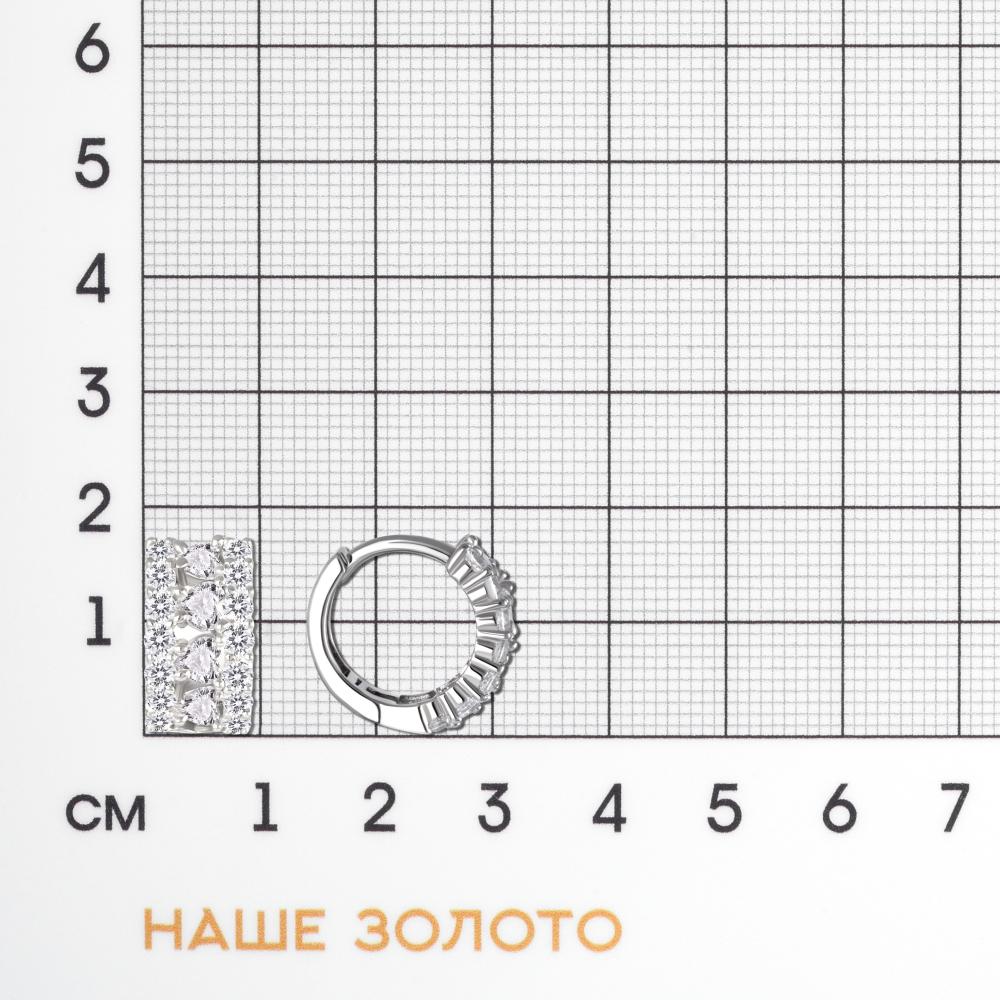Серебряные серьги конго Светлов К80087601