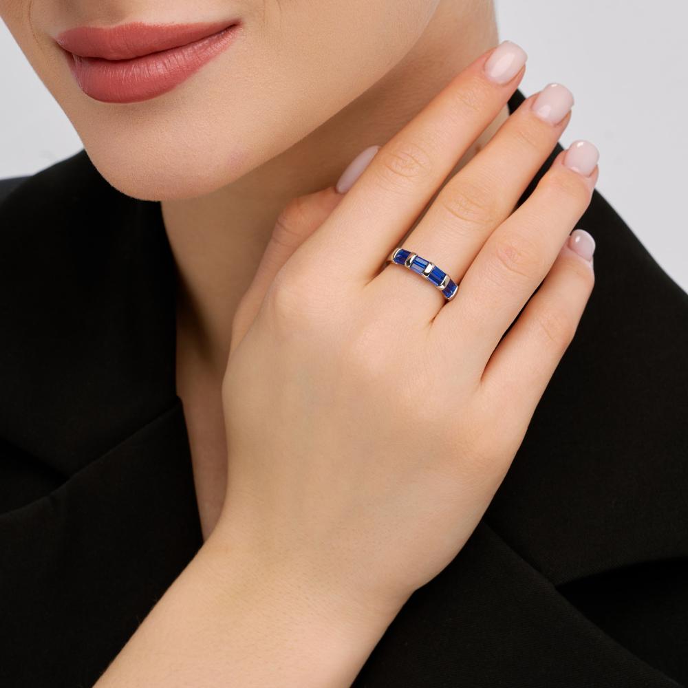 Серебряное кольцо  ПУЦЗ-Р03085-Х-В-С1-Х-Х