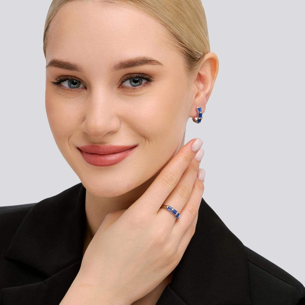 Серебряное кольцо  ПУЦЗ-Р03085-Х-В-С1-Х-Х