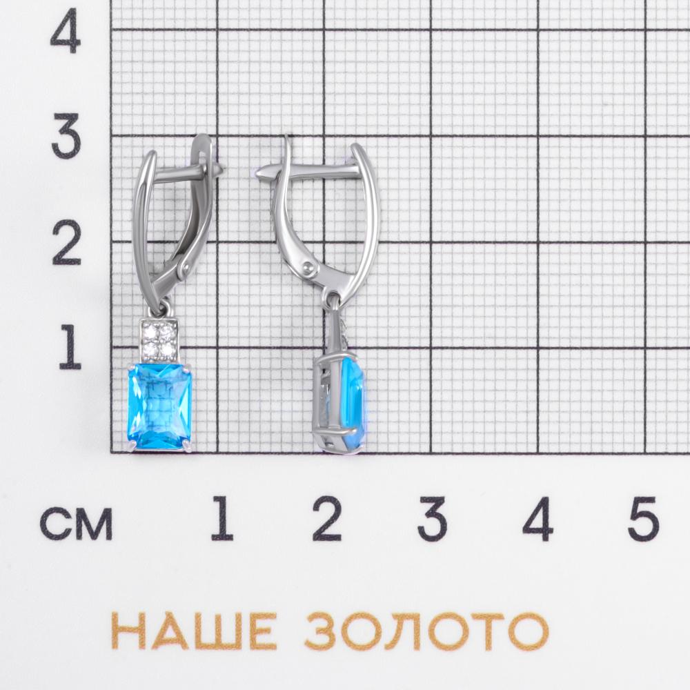 Серебряные серьги подвесные Efremof ЮП12150112029-505