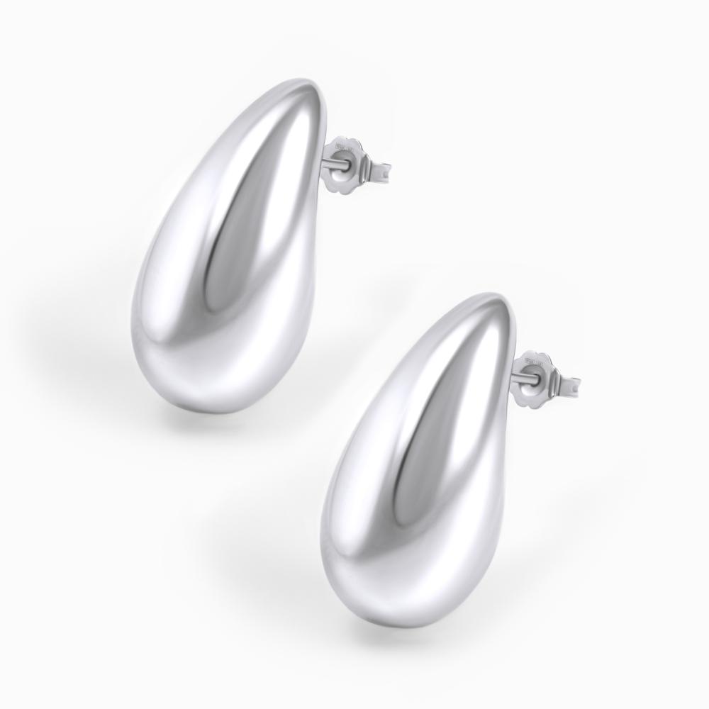 Серебряные серьги гвоздики  ДИ94-122-02656-1