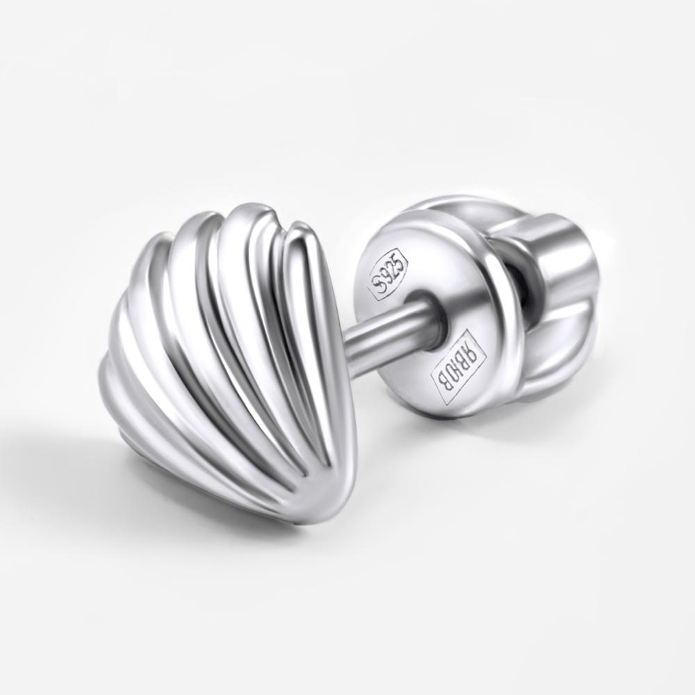 Серебряные серьги гвоздики  ДИ94-122-00008-1