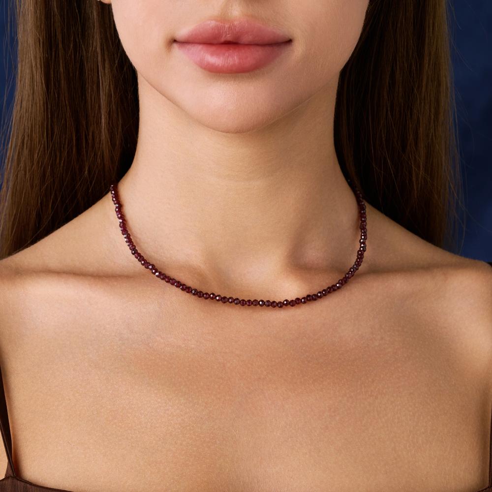 Серебряные бусы Палитра ЕУКС-ГР3