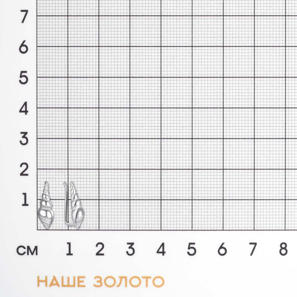 Серебряные серьги  ДИ94-120-00016-1