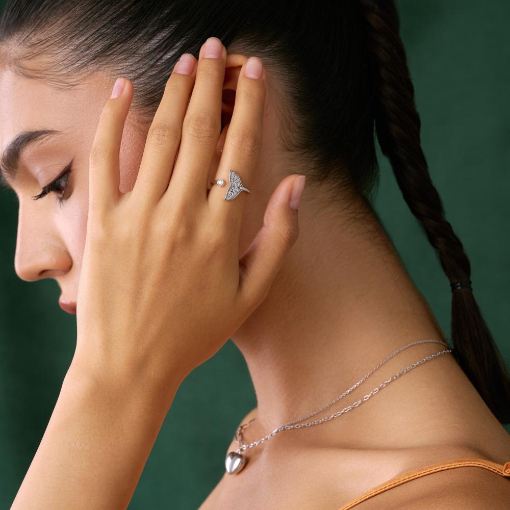 Серебряное кольцо  ДИ94-110-00011-1