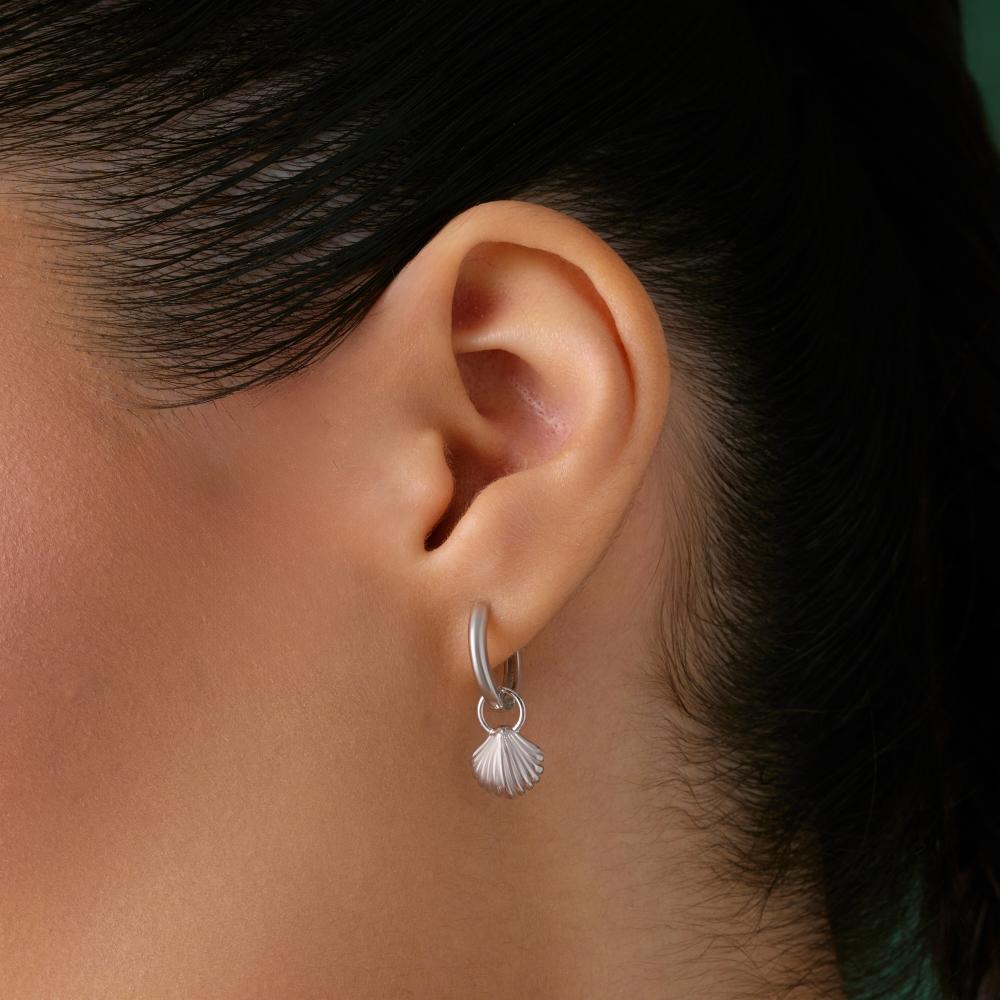 Серебряные серьги конго  ДИ94-121-00004-1