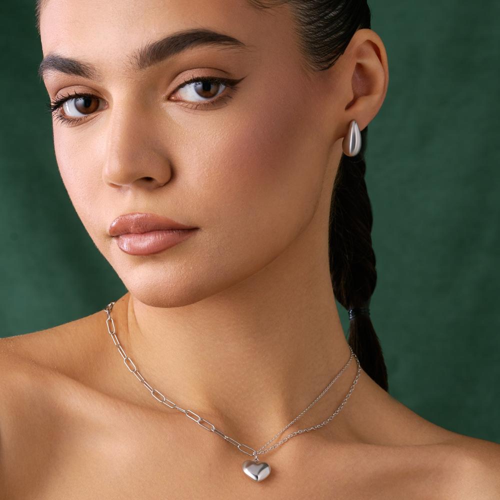 Серебряные серьги гвоздики  ДИ94-122-02361-1