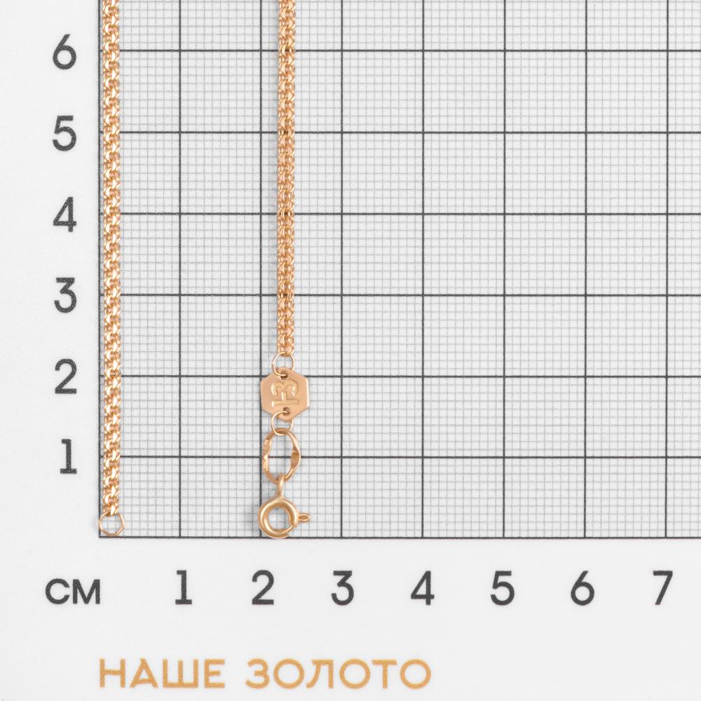 Золотая цепочка Светлов из красного золота 585 пробы К8ЦГРП235СА2-А51