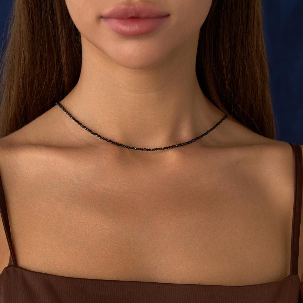 Серебряные бусы Палитра ЕУКС-ШП2