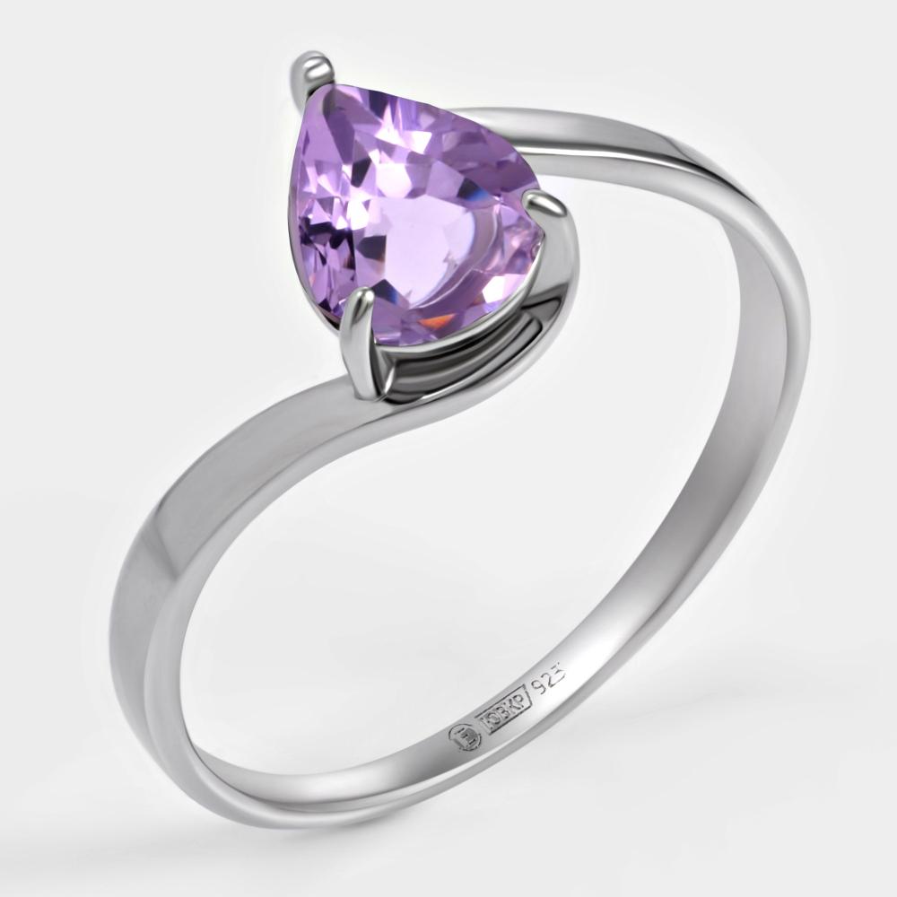 Серебряное кольцо с аметистом