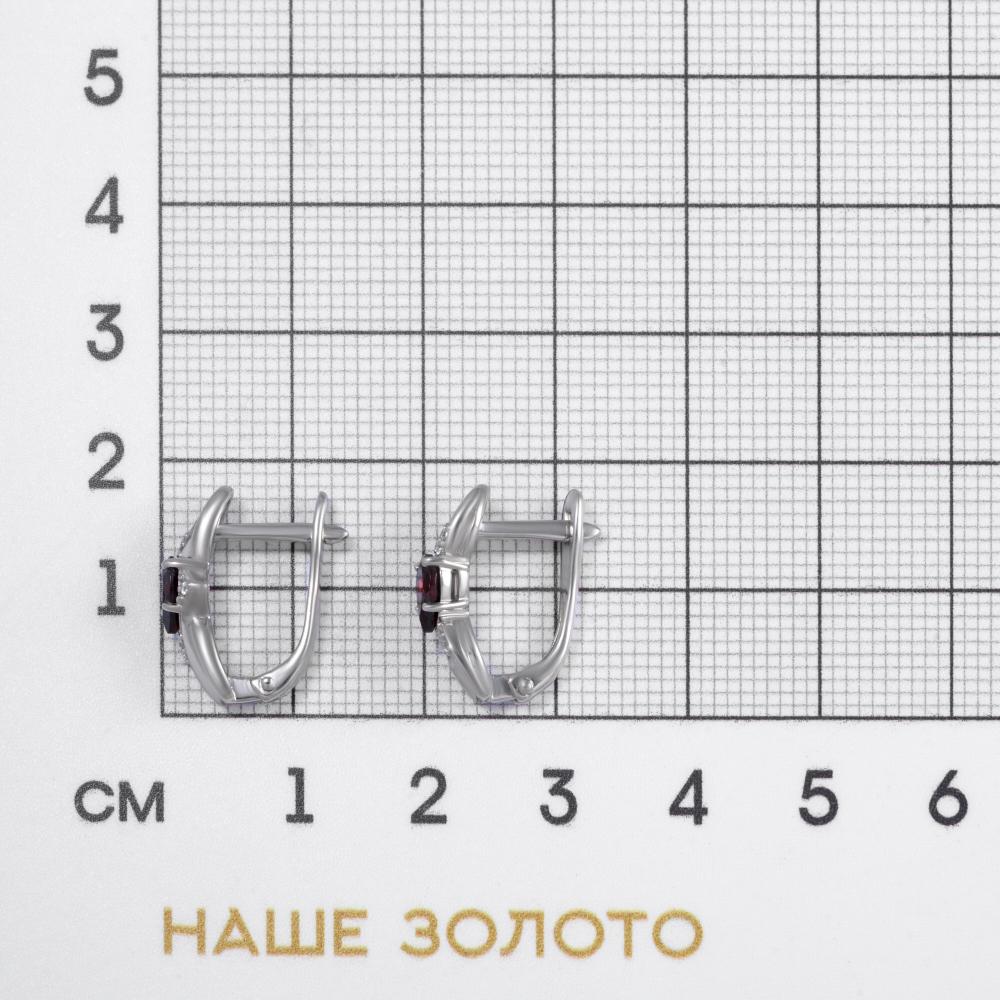 Серебряные серьги Efremof ЮП1221015112-4