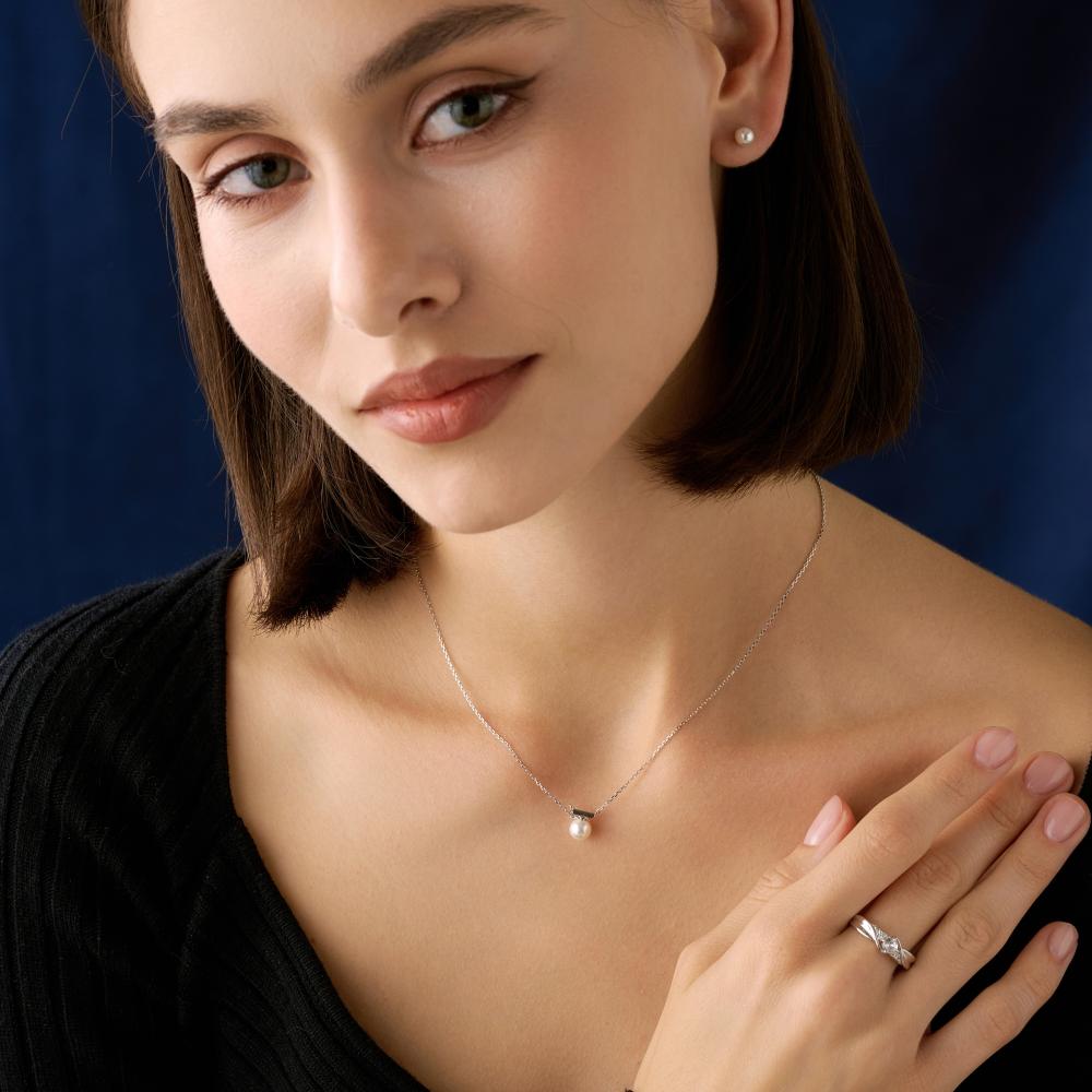 Серебряное колье Sokolov ДИ94-170-02369-1