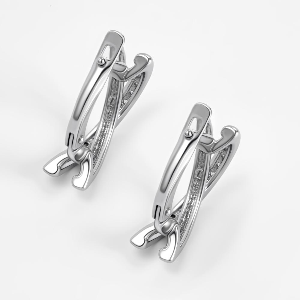 Серебряные серьги  ДИ94-120-00029-1