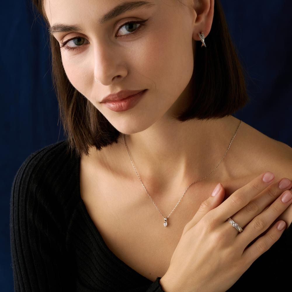 Серебряные серьги  ДИ94-120-00029-1