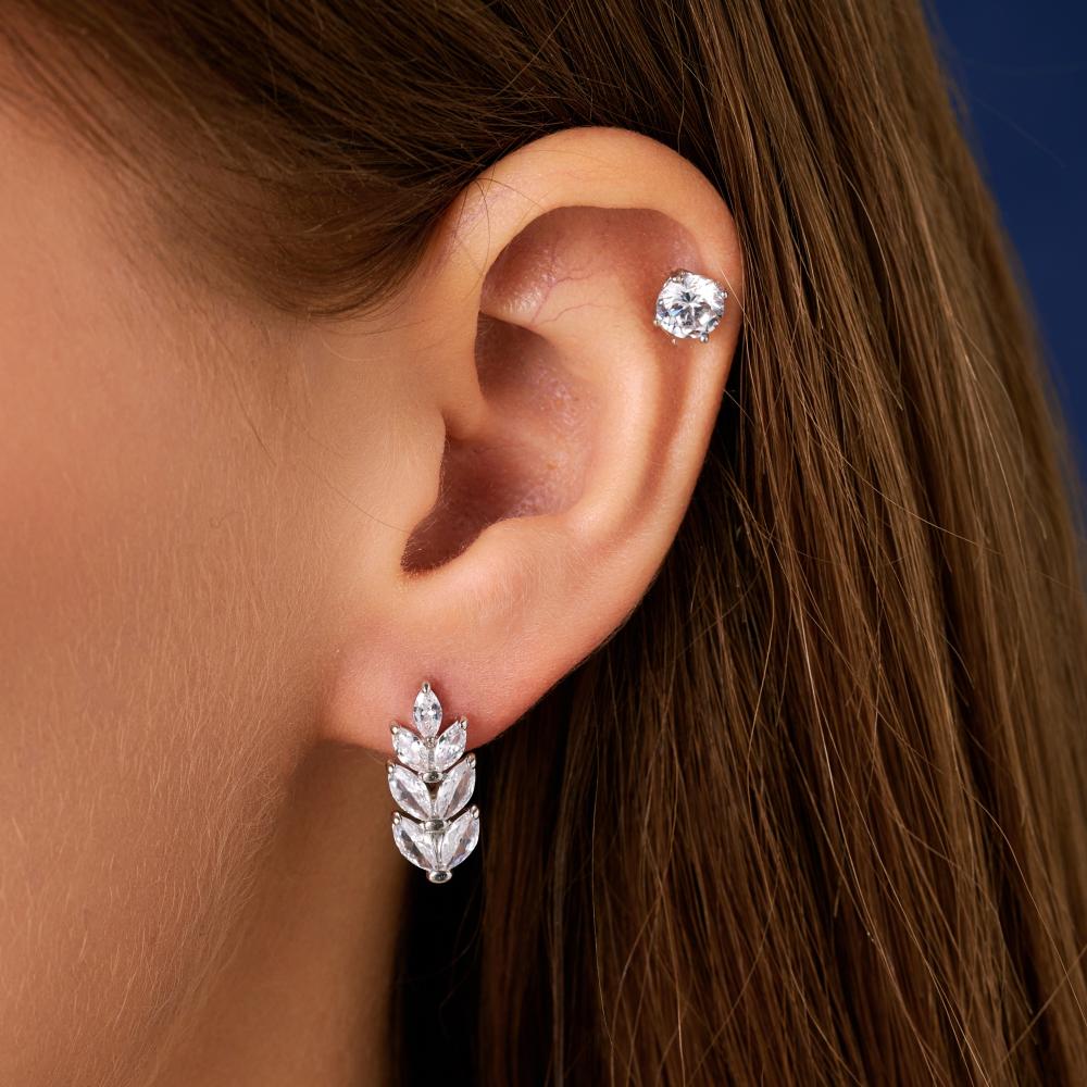Серебряные серьги  ДИ94-120-00014-1
