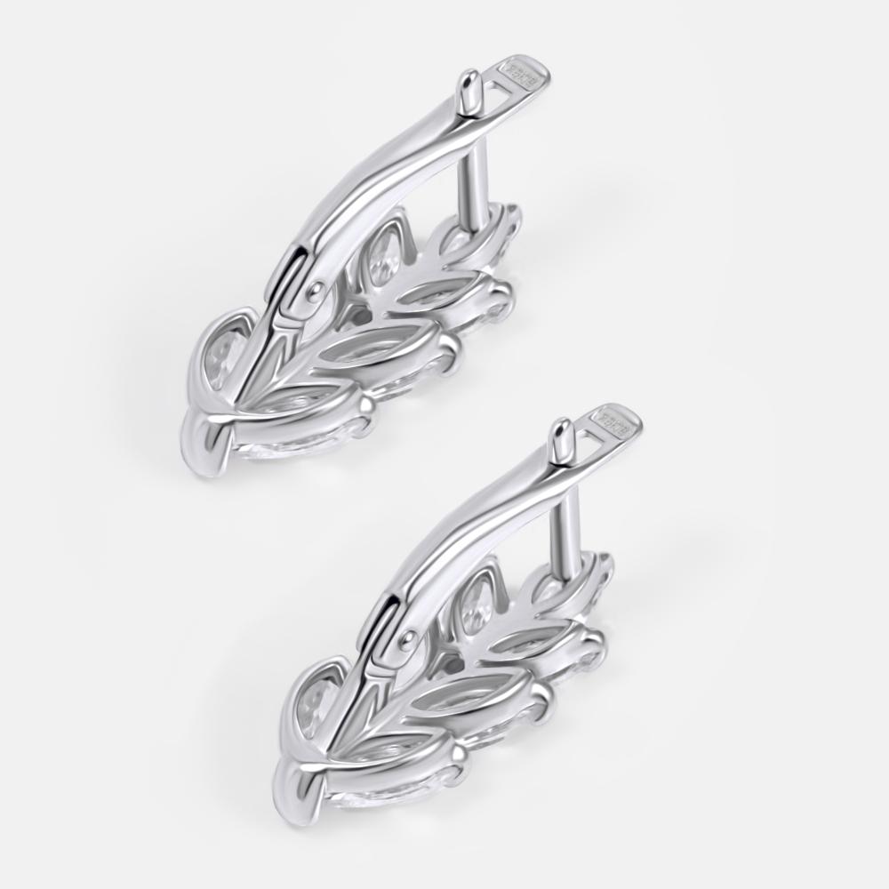 Серебряные серьги  ДИ94-120-00014-1