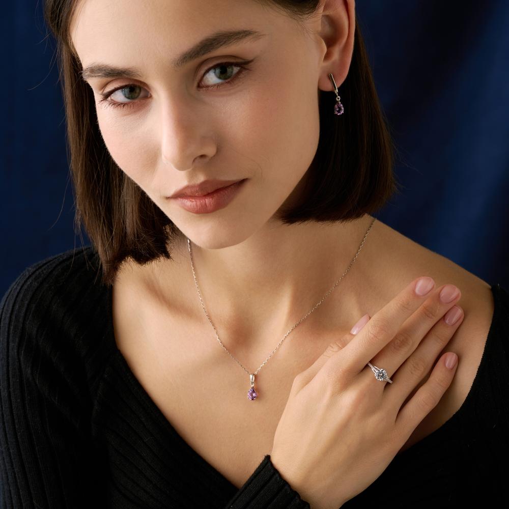 Серебряное кольцо Sokolov ДИ94-110-00035-1