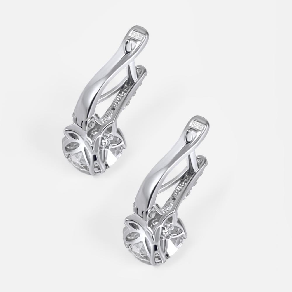 Серебряные серьги  ДИ94-120-00035-1