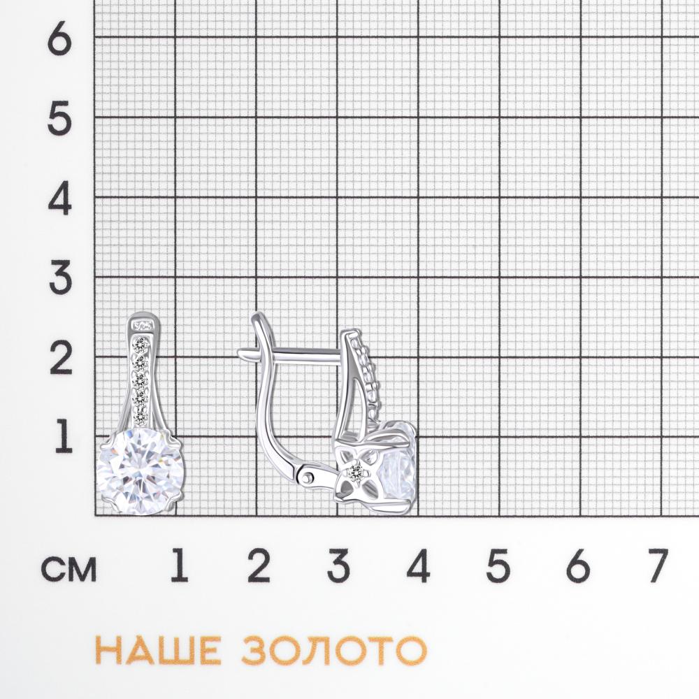 Серебряные серьги  ДИ94-120-00035-1
