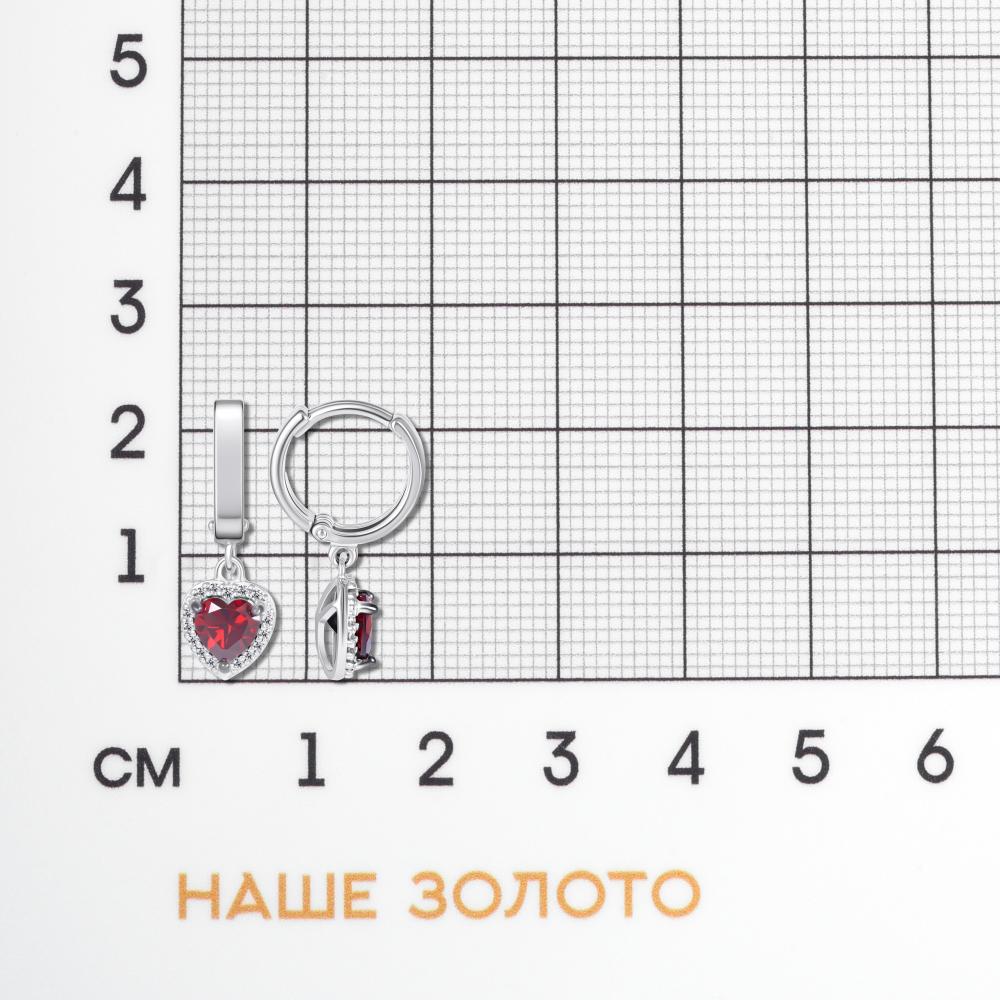 Серебряные серьги конго Sokolov ДИ92022932