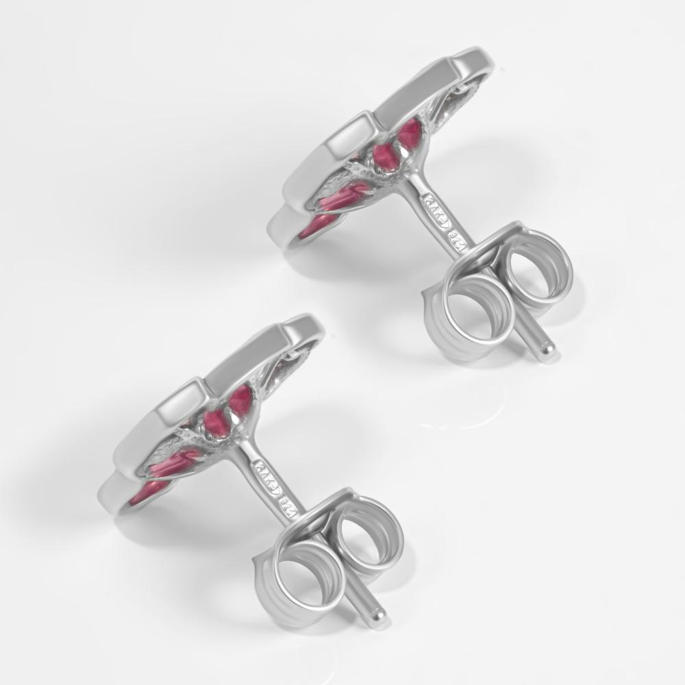 Серебряные серьги гвоздики Талант ТБ12-79-000Р-17133