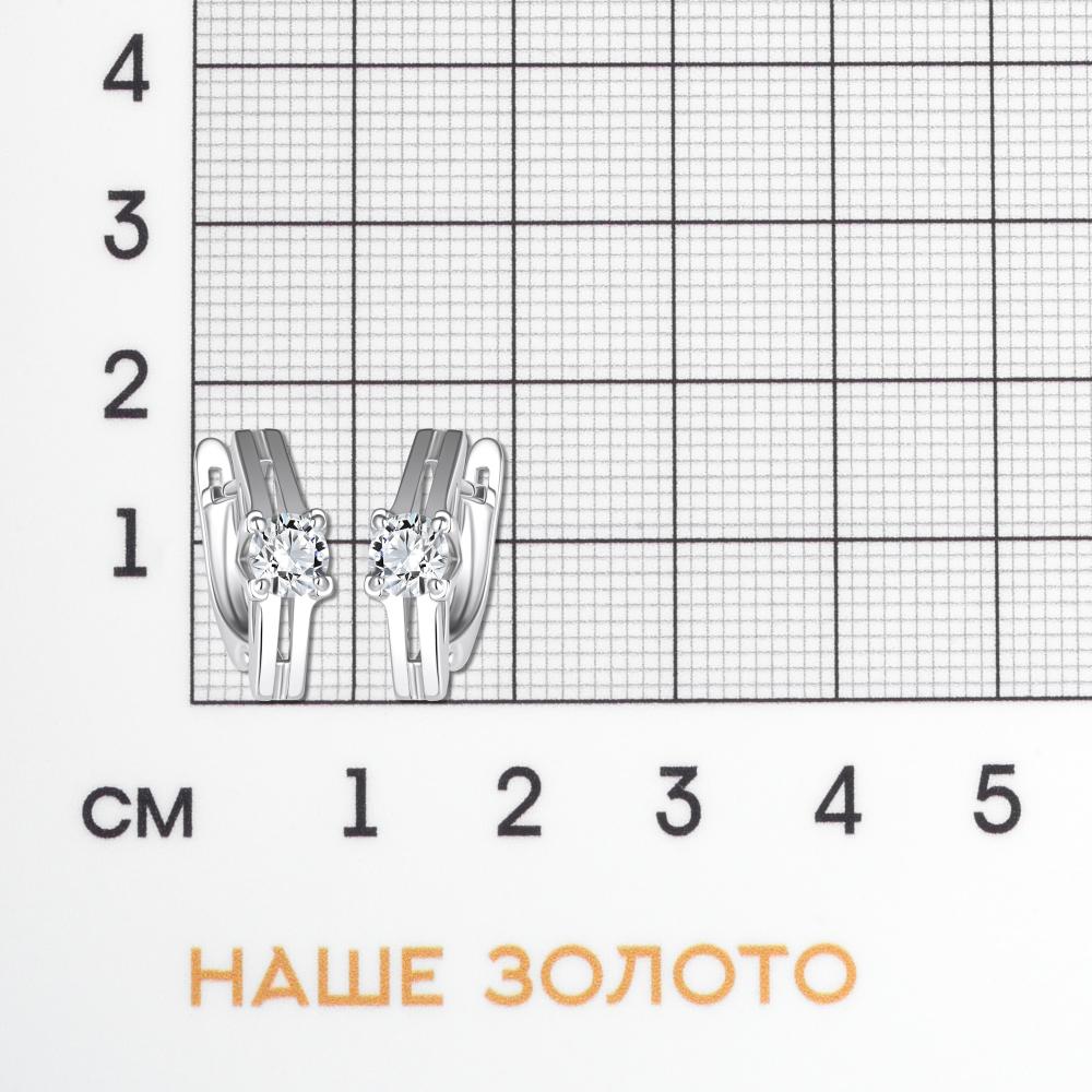 Серебряные серьги Дельта (delta) ДПС1207641