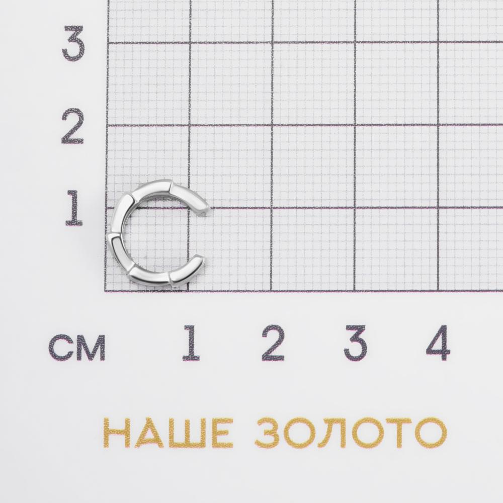 Серебряные серьги полупара Дельта (delta) ДПС1206913