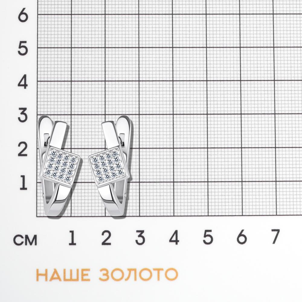 Серебряные серьги Дельта (delta) ДПС1206122