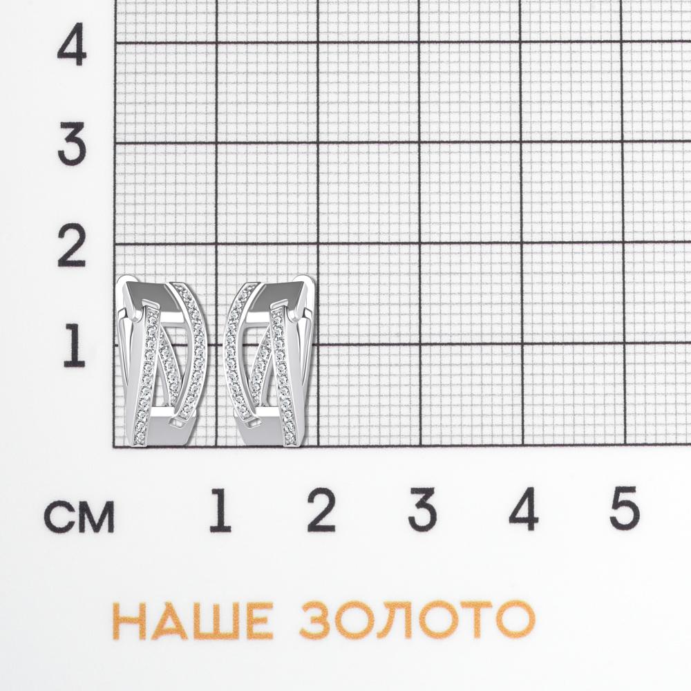 Серебряные серьги Дельта (delta) ДПС1207445