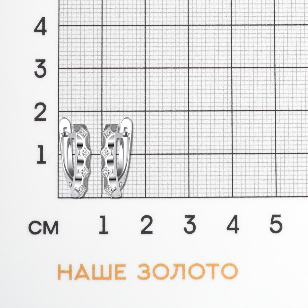 Серебряные серьги Дельта (delta) ДПС1207567