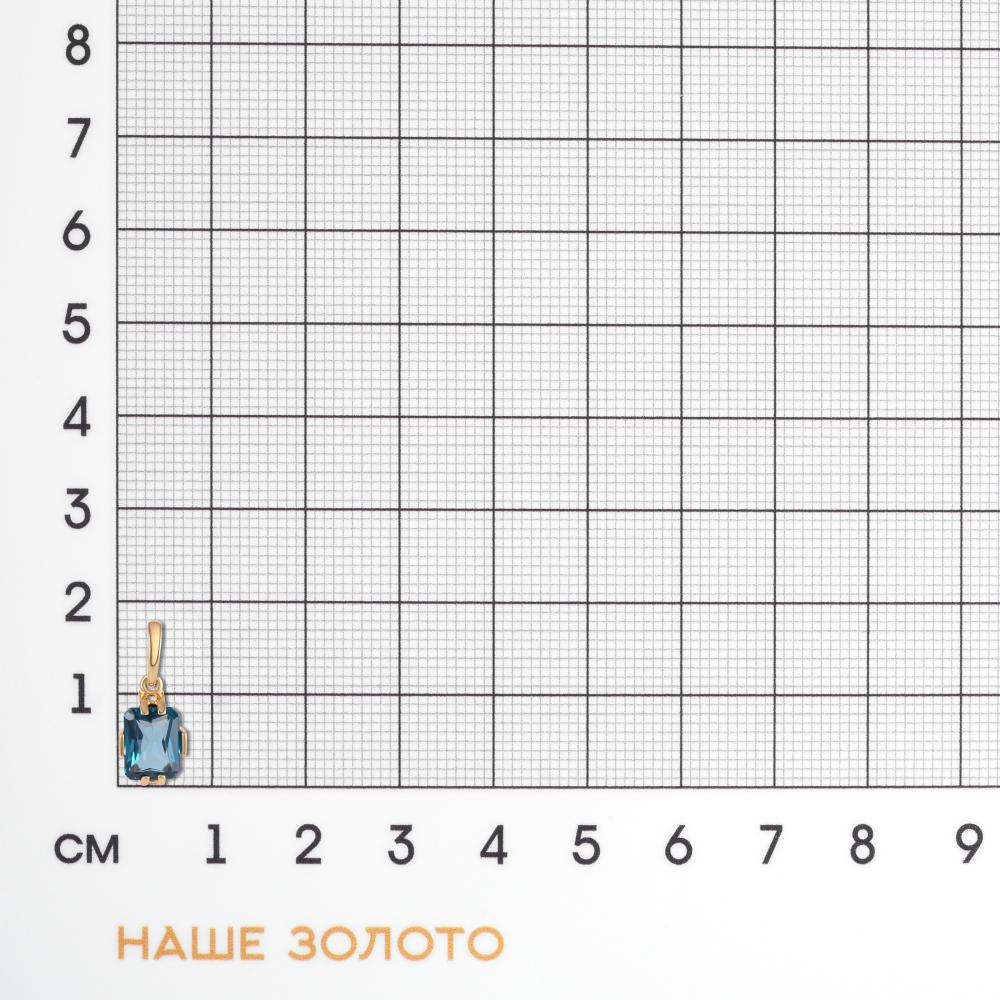 Золотая подвеска Мастер бриллиант из красного золота 585 пробы МБ1011451100010
