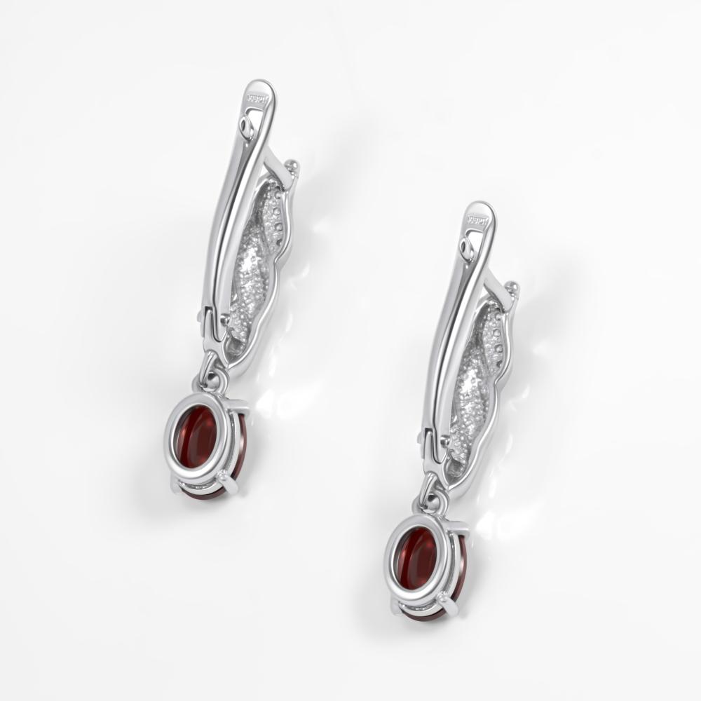 Серебряные серьги подвесные Инталия ИТ208315-006-0019