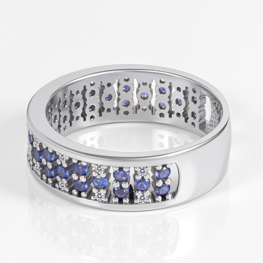 Серебряное кольцо Инталия ИТ107687-903-0019