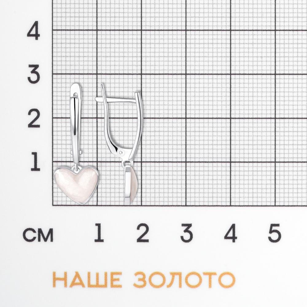 Серебряные серьги подвесные  ТБ14-79-0000-15577