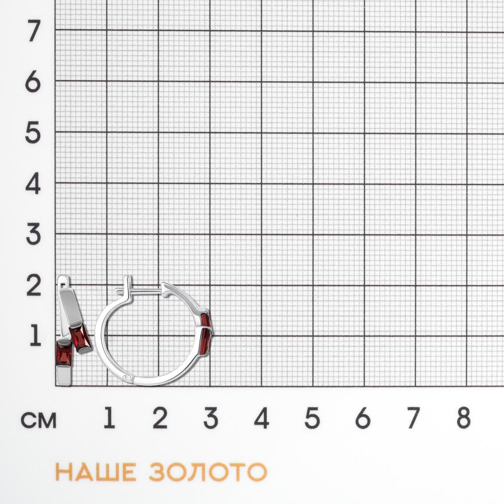 Серебряные серьги Ювелирные традиции ЮИС625-6062Гр