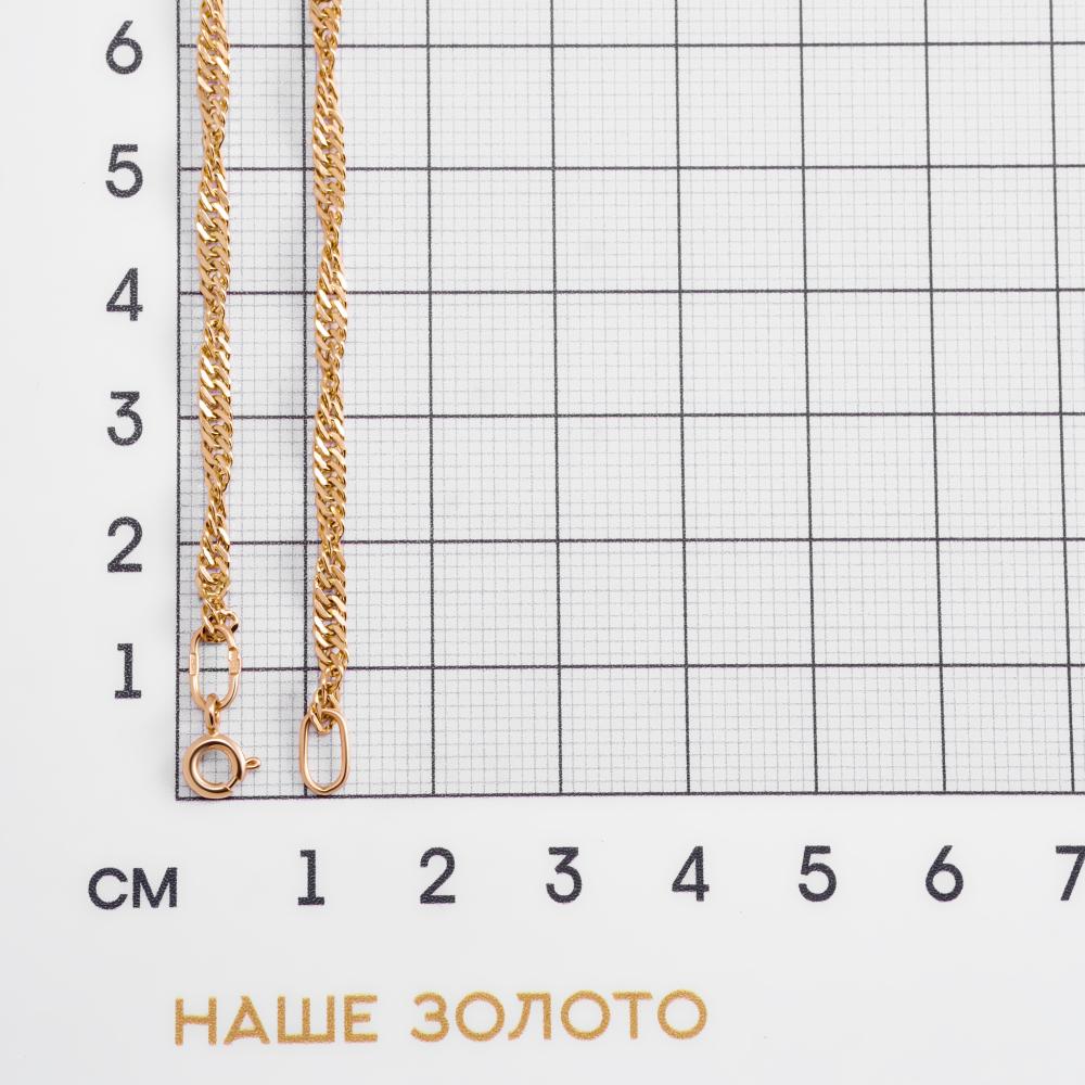 Золотая цепочка Ювелир трейд из красного золота 585 пробы ЮЙ51120453