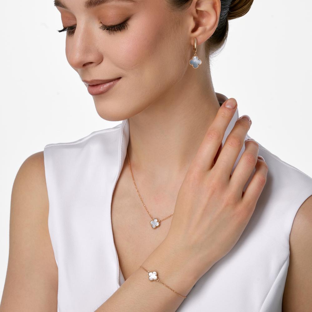 Золотое колье Liberty из красного золота 585 пробы РЫ500025312